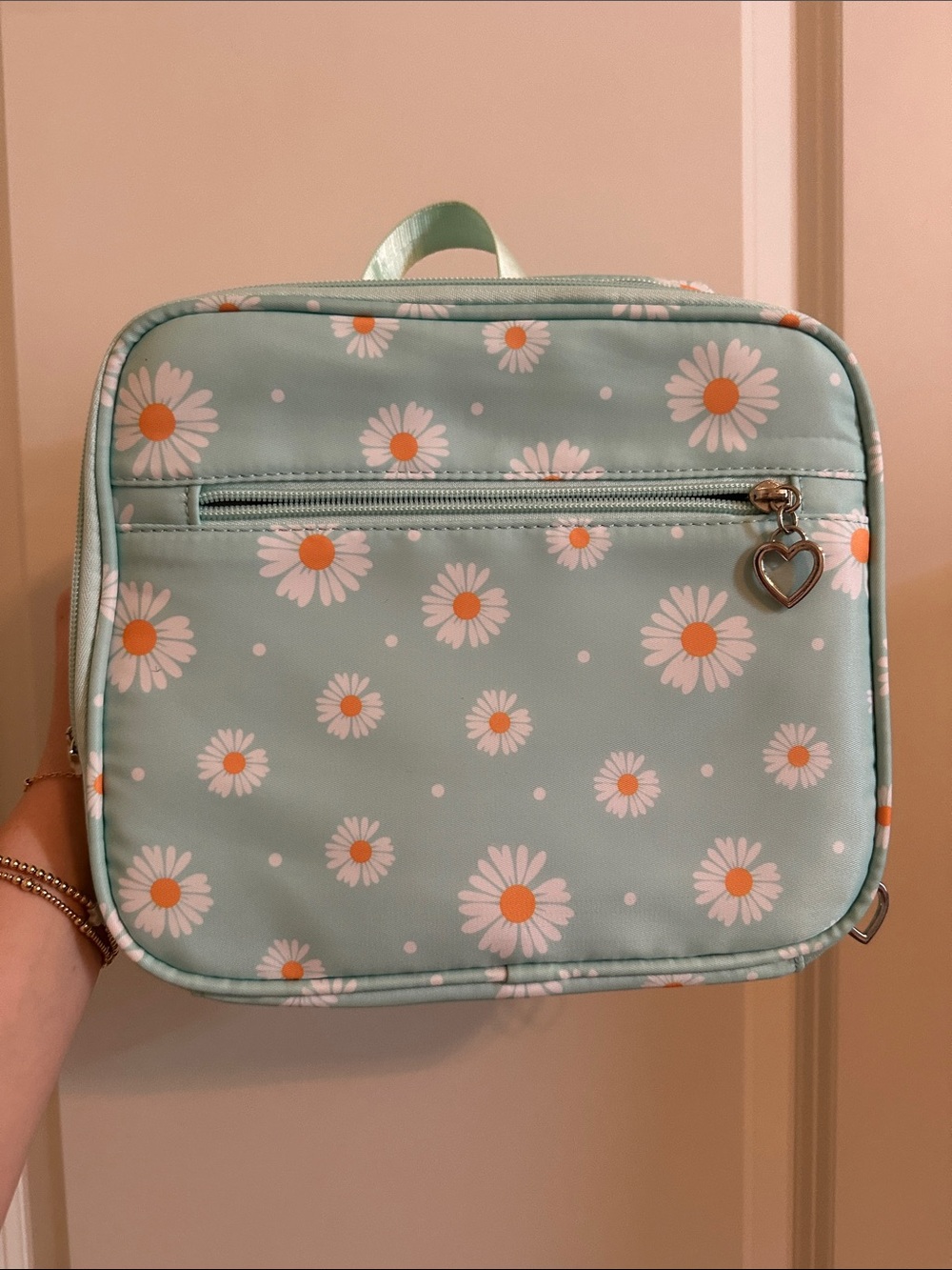 Mint Daisy Print Women’s lunch Box